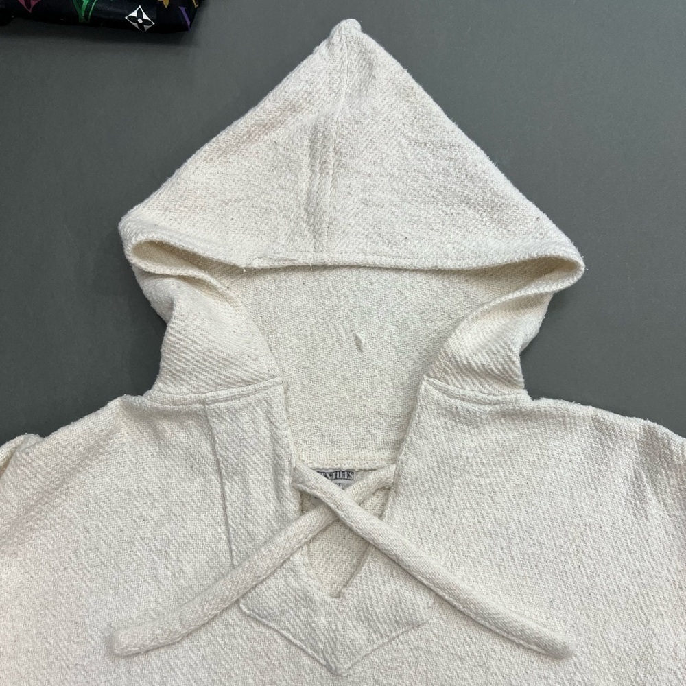 Vintage Dos Equis Zarape Hoodie Double Sided Graphic Logo Print - Picture 3 of 7